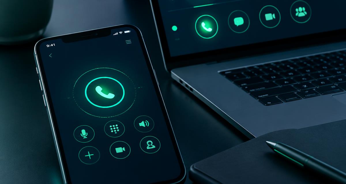 Business phone system dashboard showing call routing, voicemail, messaging, and reporting tools